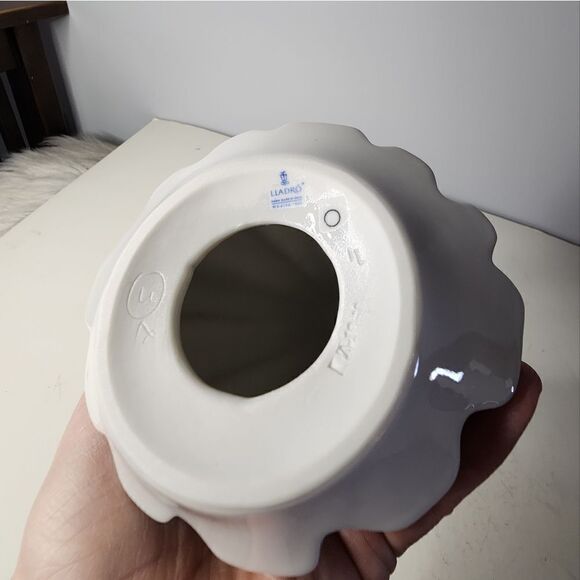 Lladro Figurine Christmas Tree Topper Angel Harp Mint  Made Spain - Picture 7 of 9